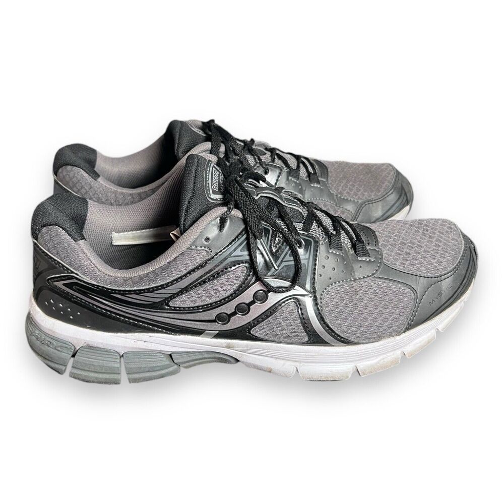 Saucony Grid Mystic Grey/Black Athletic Running Shoes Men’s Size 11.5, S25248-10